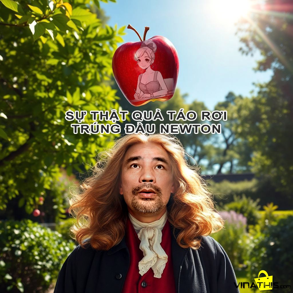 VÌ SAO TRÁI TÁO RƠI TRÚNG ĐẦU NEWTON ?