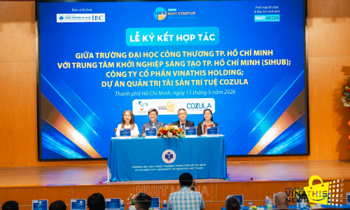VINATHIS HOLDING KÝ KẾT HỢP TÁC CHIẾN LƯỢC TOÀN DIỆN CÙNG ĐẠI HỌC CÔNG THƯƠNG TP.HCM (HUIT) THÚC ĐẨY HỆ SINH THÁI KHỞI NGHIỆP ĐỔI MỚI SÁNG TẠO