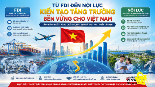 BÀI TOÁN TÁI CẤU TRÚC MÔ HÌNH TĂNG TRƯỞNG CỦA VIỆT NAM TRONG KỶ NGUYÊN MỚI