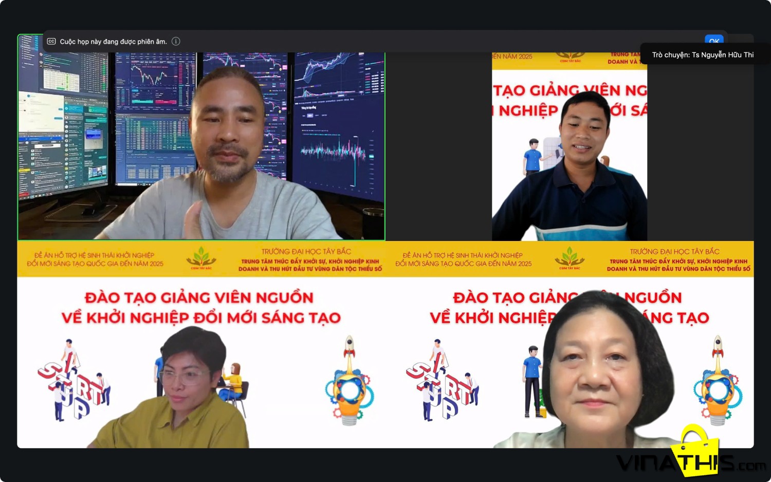 Hỗ trợ đào tạo cán bộ nguồn ' Hỗ Trợ Khởi Nghiệp ' từ xa.