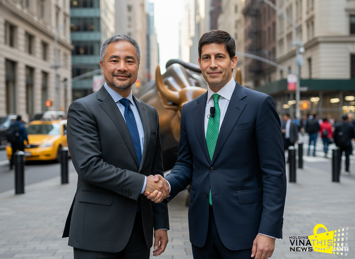 Ông Kenvin Warsh (Bên phải) - Người được tổng thống Mỹ Donald Trump đề cử làm tân chủ tịch FED vào tháng 5/2026 tới. ( ảnh: AI tạo ra)