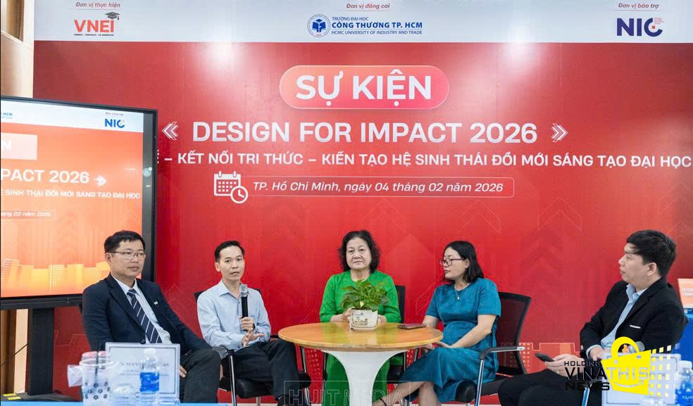 VINATHIS HOLDING ĐỒNG HÀNH CÙNG VNEI KIẾN TẠO HỆ SINH THÁI KHỞI NGHIỆP TẠI DESIGN FOR IMPACT 2026