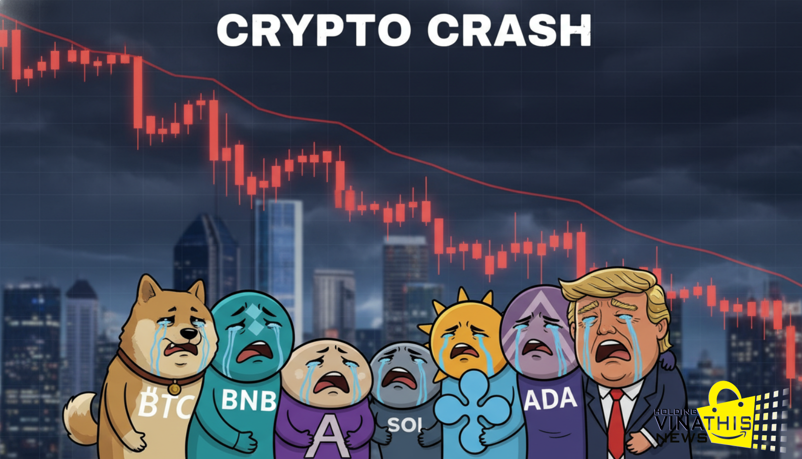 THỊ TRƯỜNG TIỀN ĐIỆN TỬ CHAO ĐẢO: BITCOIN CHẠM ĐÁY MỘT NĂM VÀ CƠN BÁN THÁO TOÀN CẦU